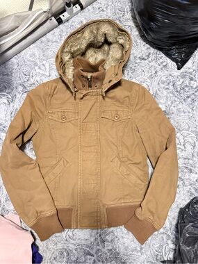 TNA fur bomber jacket